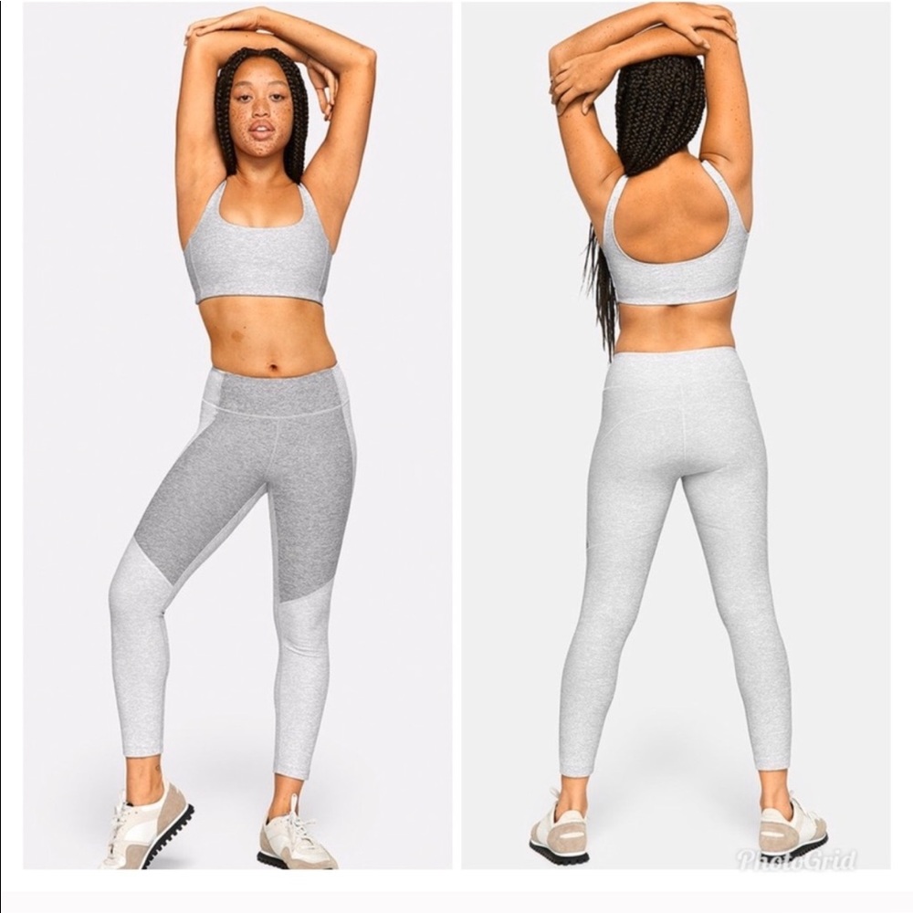 NWT Outdoor Voices 3/4 Two Tone Warmup Legging